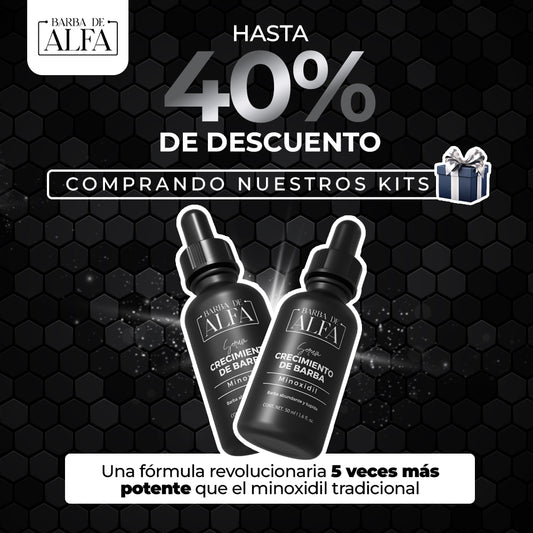 Barba de alfa Minoxidil 7%